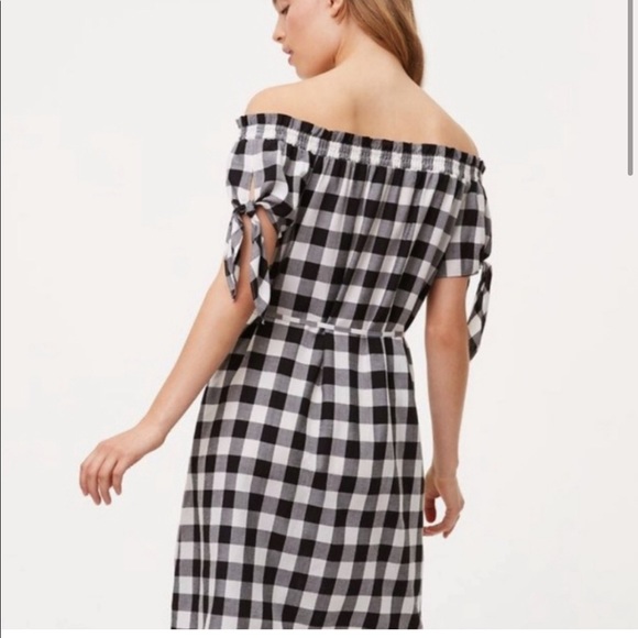 Loft Gingham Dress - Picture 2 of 8